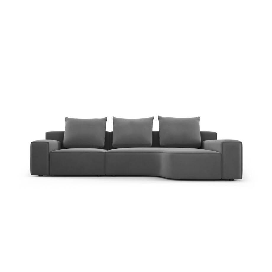 Hoekbank Inca rechts velvet | Micadoni Home afbeelding 1