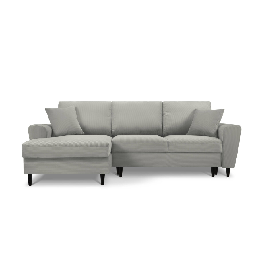 Hoekbank Moghan links ribstof | Micadoni Home Hoekbank Moghan links ribstof | Micadoni Home afbeelding 1