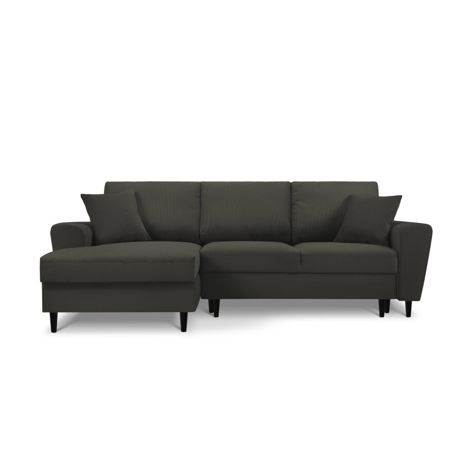 Hoekbank Moghan links ribstof | Micadoni Home Hoekbank Moghan links ribstof | Micadoni Home afbeelding 1