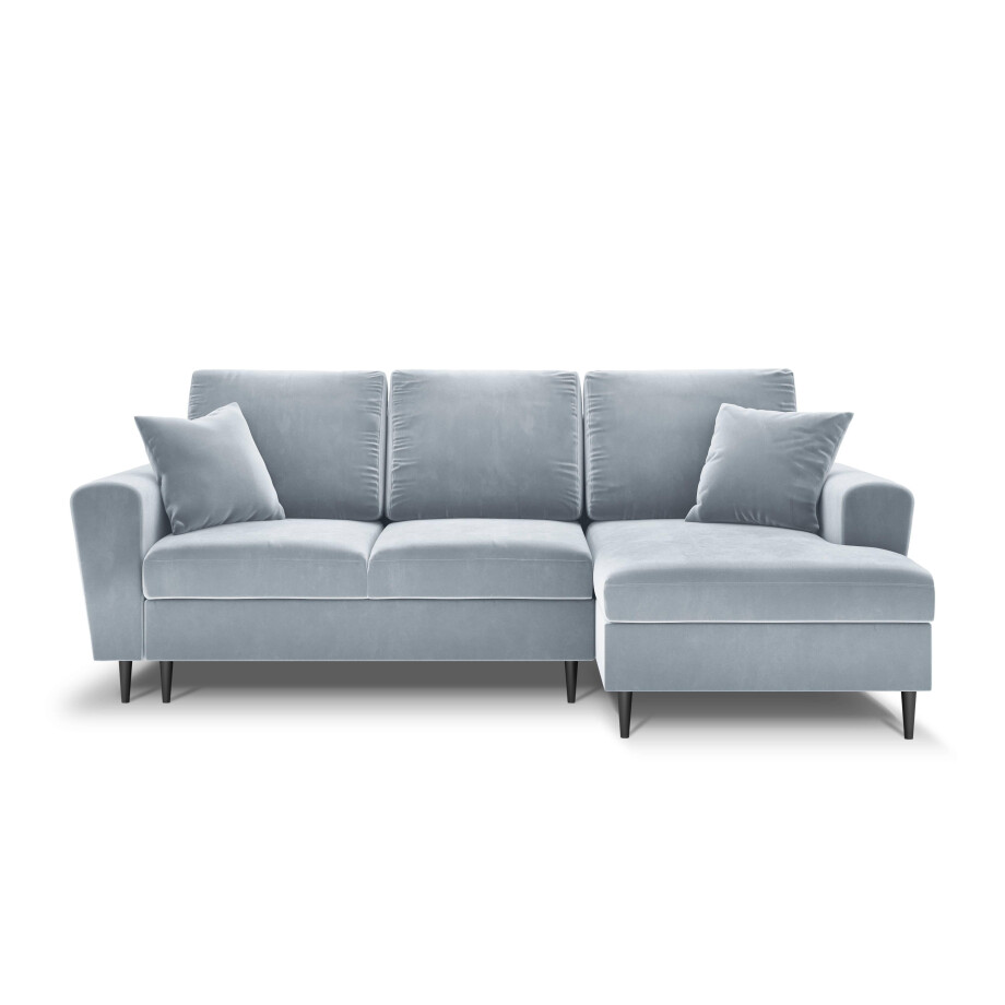 Hoekbank Moghan rechts velvet | Micadoni Home afbeelding 1