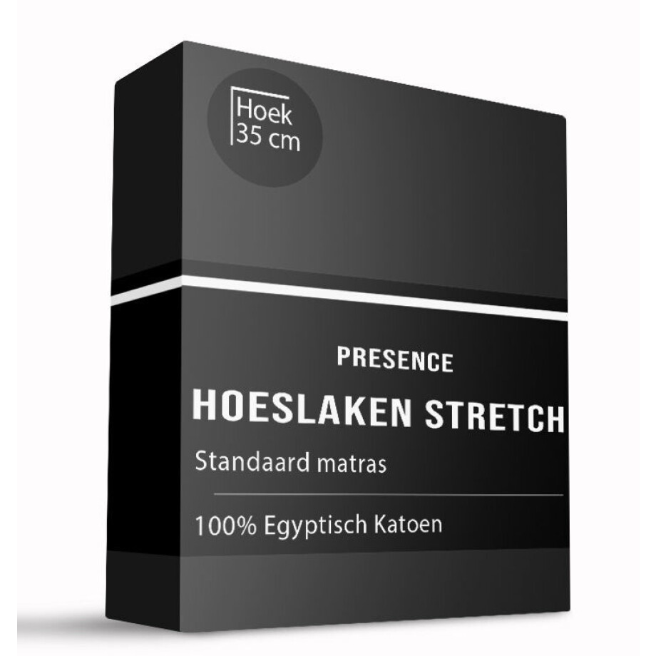 Hoeslaken - Egyptisch Katoen Jersey Stretch - Antraciet - 190x200cm - Antraciet - Presence - Dekbed-Discounter.nl Hoeslaken - Egyptisch Katoen Jersey Stretch - Antraciet - 190x200cm - Antraciet - Presence - Dekbed-Discounter.nl afbeelding