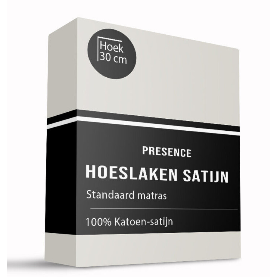 Hoeslaken - Katoen Satijn - Creme - 180x200cm - Creme - Dekbed Discounter - Dekbed-Discounter.nl afbeelding 