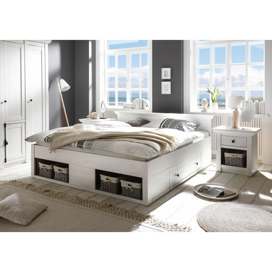 Home affaire Bed California Bedframe in 3 breedtes beschikbaar, ligoppervlak 90/140/180 x 200 cm afbeelding 1