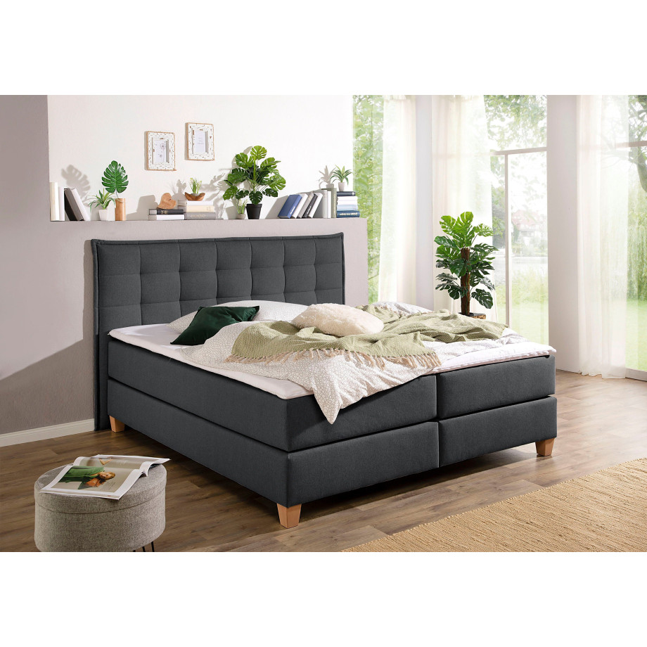 Home affaire Boxspring inclusief topmatras van comfortschuim afbeelding 1