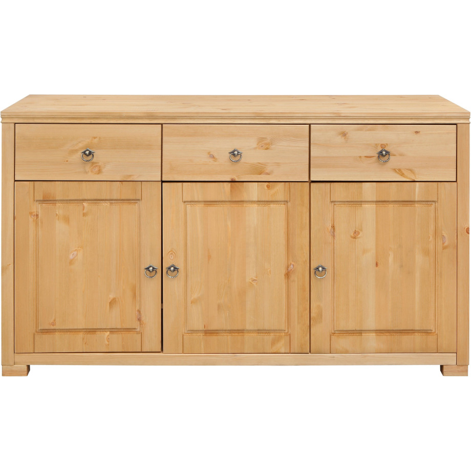 Home affaire Dressoir Gotland Commode, breedte 147 cm, van massief dennenhout, FSC afbeelding 1