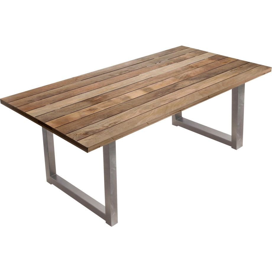 Home affaire Eettafel Aletsch gemaakt van onbehandeld hout, gerecycled steigerhout afbeelding 1