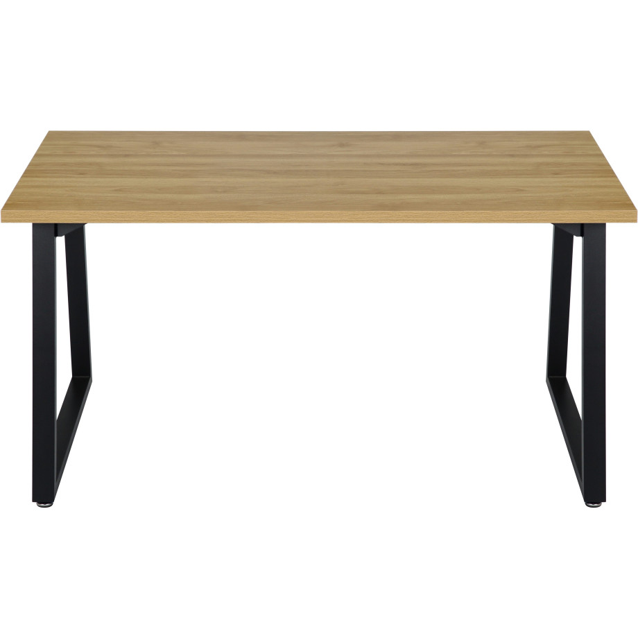 Home affaire Eettafel Soyans moderne kuipframe, in vier breedtes, melaminehars gecoat afbeelding 1