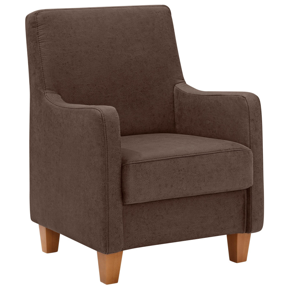 Home affaire Fauteuil Palmera Binnenveringsinterieur, in 5 stofkwaliteiten afbeelding 1