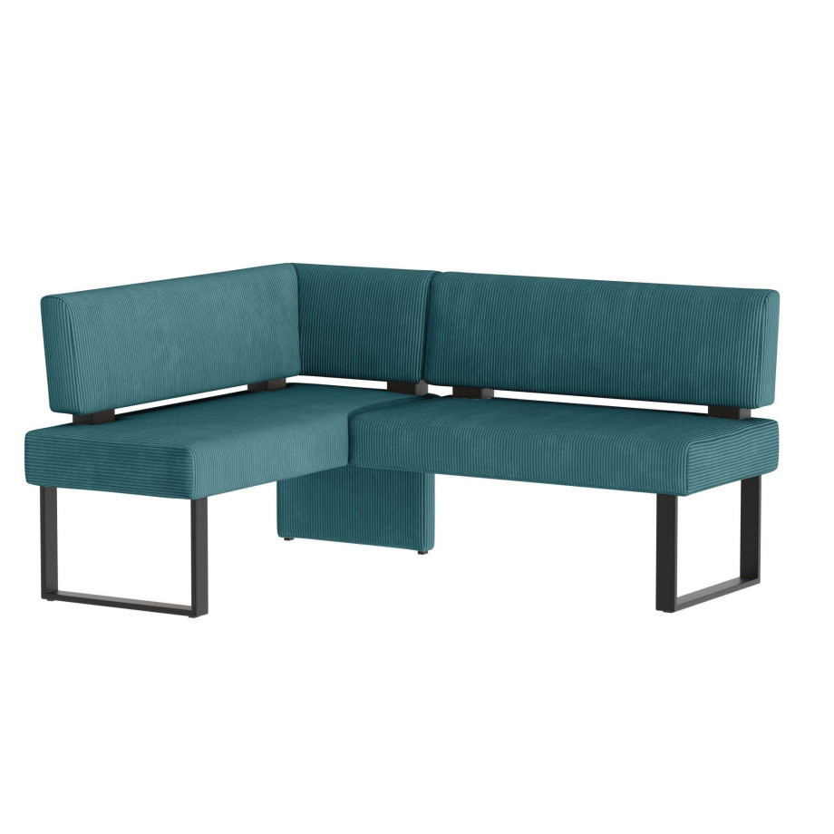 Home affaire Hoekbank Oliver met metalen frame, keukenbank verschillende hoezen cord eetkamerbank ottos choice afbeelding 1