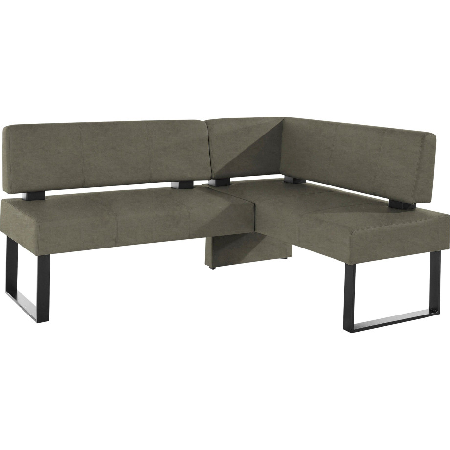 Home affaire Hoekbank Oliver met metalen frame, keukenbank verschillende hoezen cord eetkamerbank ottos choice afbeelding 1
