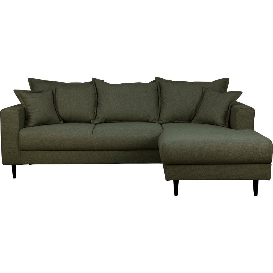 Home affaire Hoekbank VEYRAS L-vorm, hoog zitcomfort, afmetingen B/D/H: 230/150/76 cm afbeelding 1