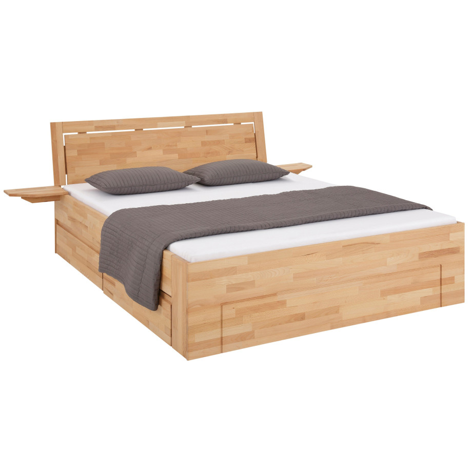 Home affaire Massief houten ledikant SABRINA Bed met bergruimte met hoge stabiliteit, inclusief laden afbeelding 1