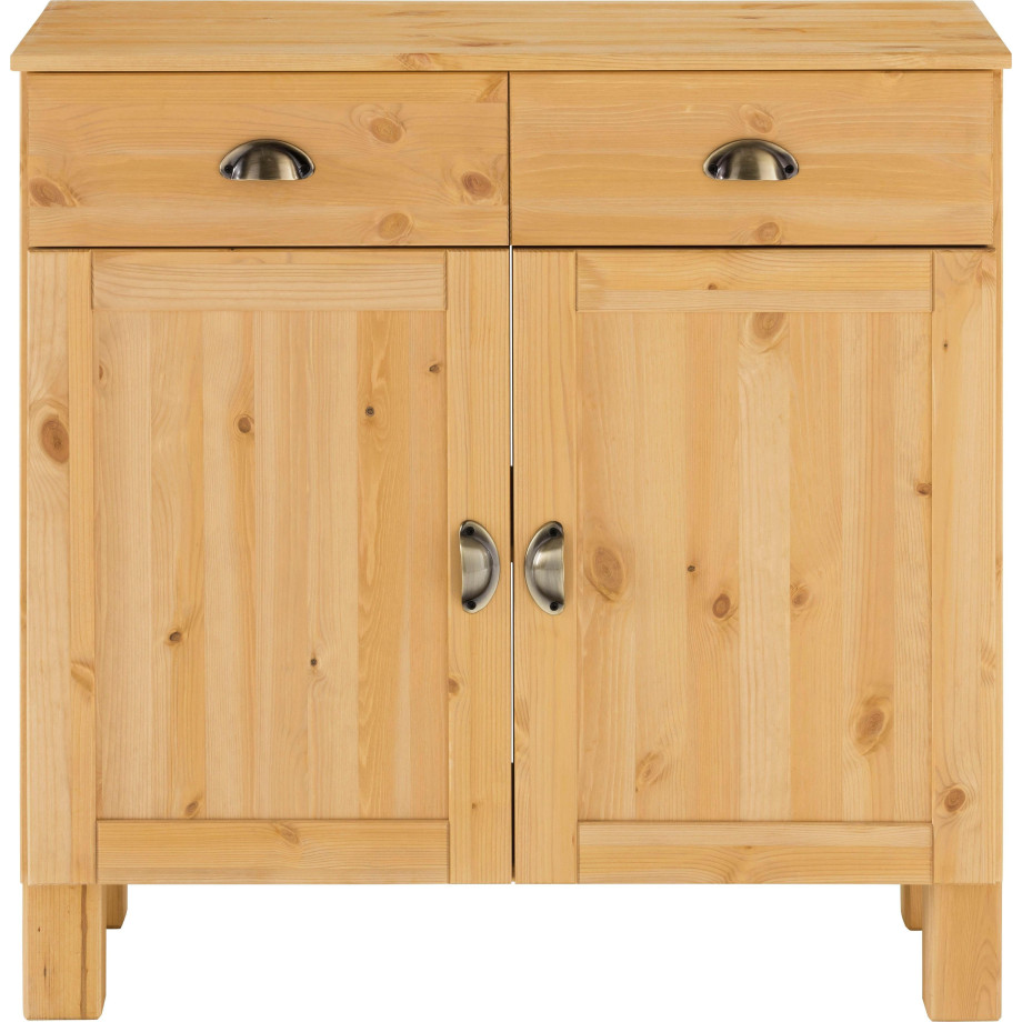 Home affaire Onderkast Oslo 85 cm breed, 38 cm diep, als dressoir te gebruiken, 2 deuren, 2 laden afbeelding 1