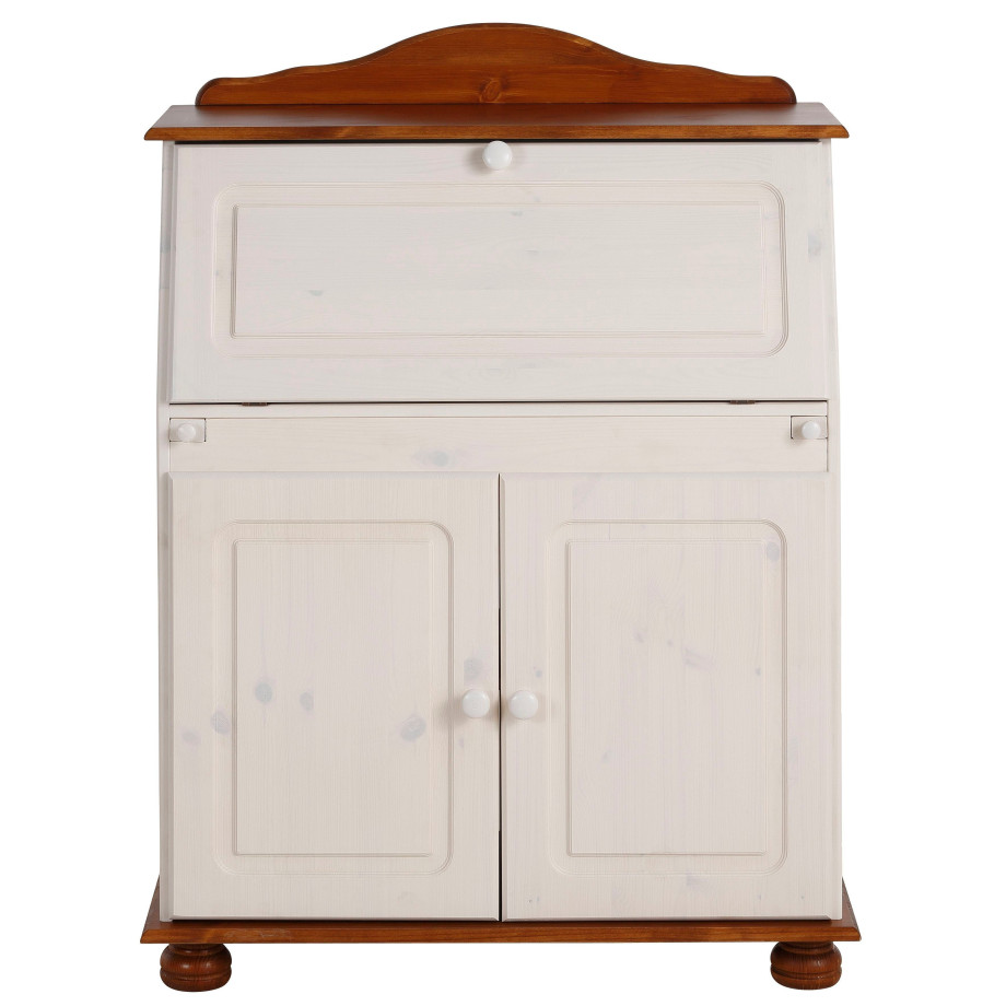 Home affaire Secretaire Mette gemaakt van massief hout, breedte 82 cm afbeelding 1