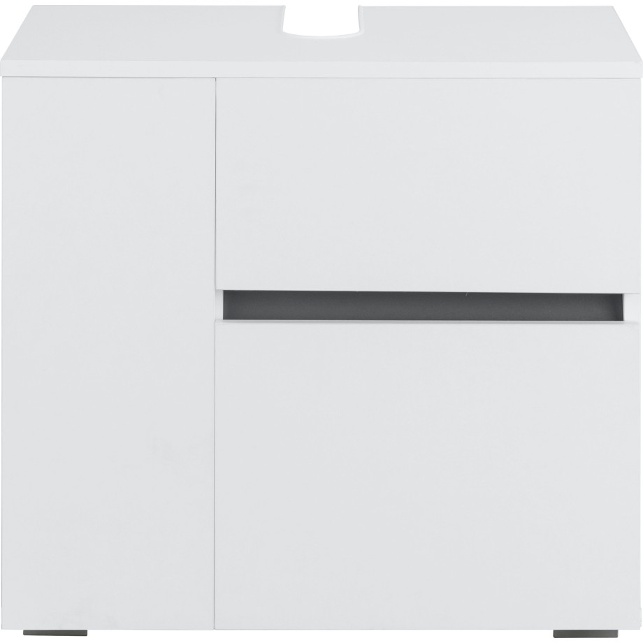 Home affaire Wastafelonderkast Wisla Sifon uitsparing, push-to-open functie, breedte 60 cm, hoogte 55 cm afbeelding 1