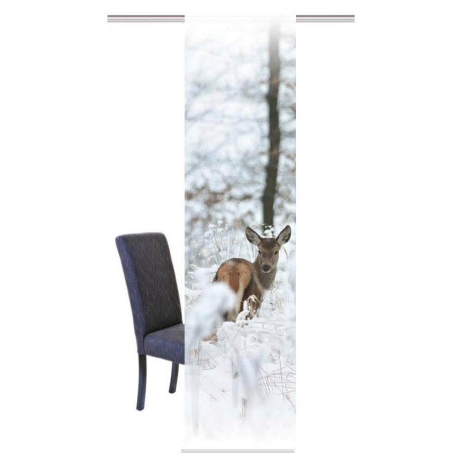 HOME WOHNIDEEN Paneelgordijn Deer HxB: 245x60, inclusief bevestigingsmateriaal (1 stuk) afbeelding 1