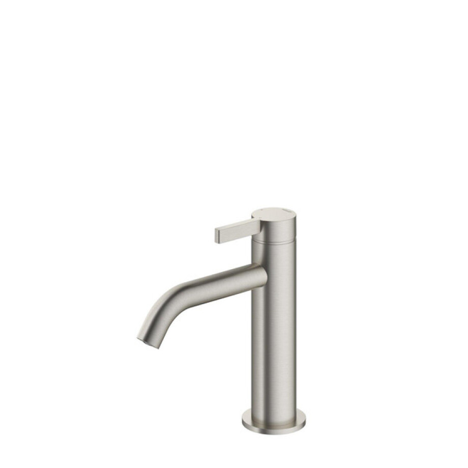 Hotbath Ace Wastafelmengkraan - laag - opbouw - zonder waste - Geborsteld Nikkel AC003GN Hotbath Ace Wastafelmengkraan - laag - opbouw - zonder waste - Geborsteld Nikkel AC003GN afbeelding 1