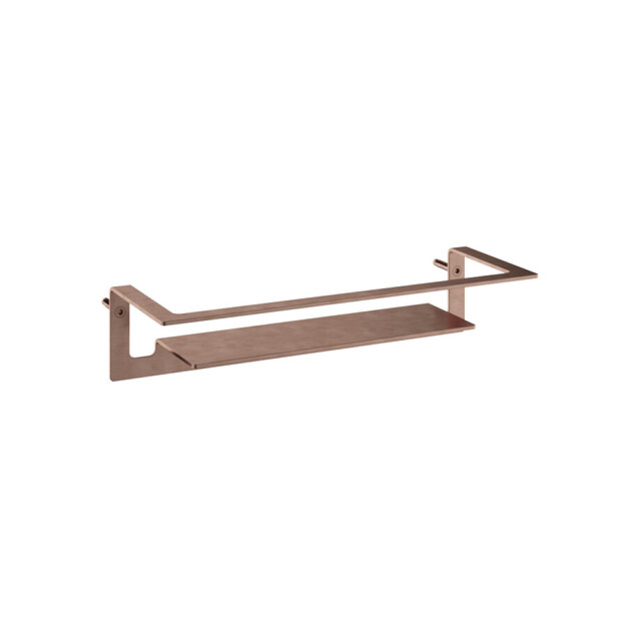 Hotbath Archie Design Douchekorf - recht - geborsteld koper PVD ARA20BCP afbeelding 1