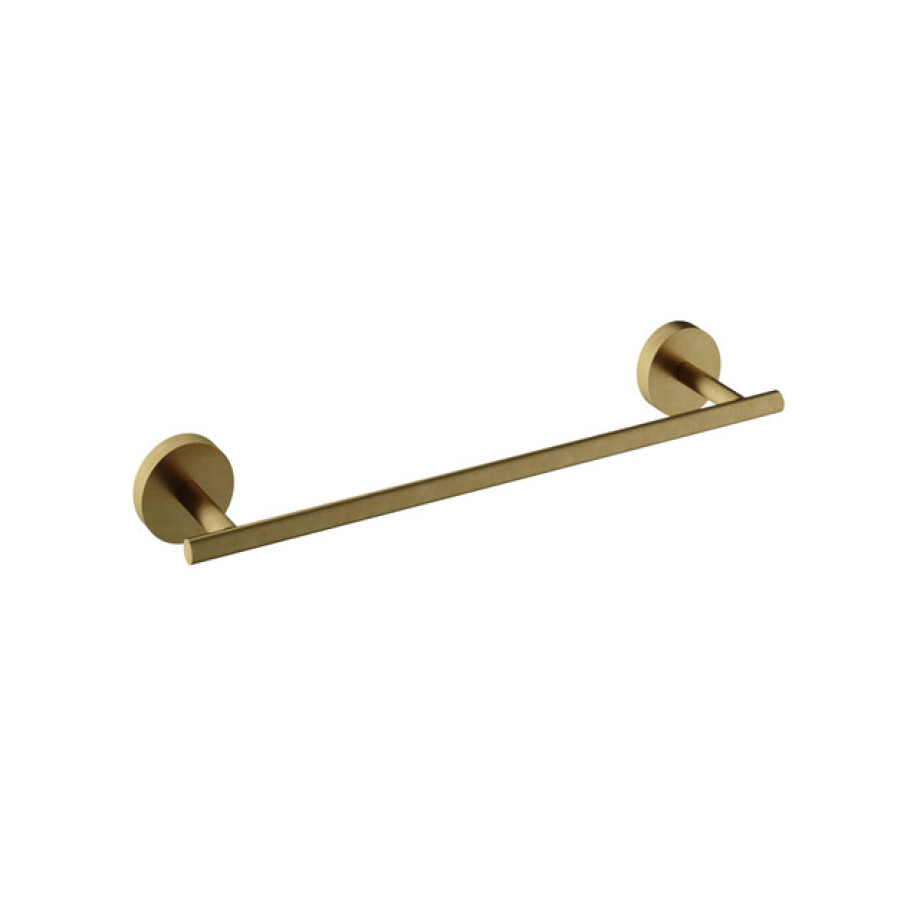 Hotbath Archie Handdoekrek - 34cm - geborsteld messing PVD ARA06BBP afbeelding 1