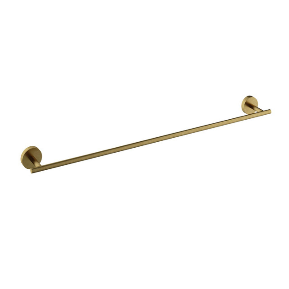 Hotbath Archie Handdoekrek - 64cm - geborsteld messing PVD ARA07BBP afbeelding 1