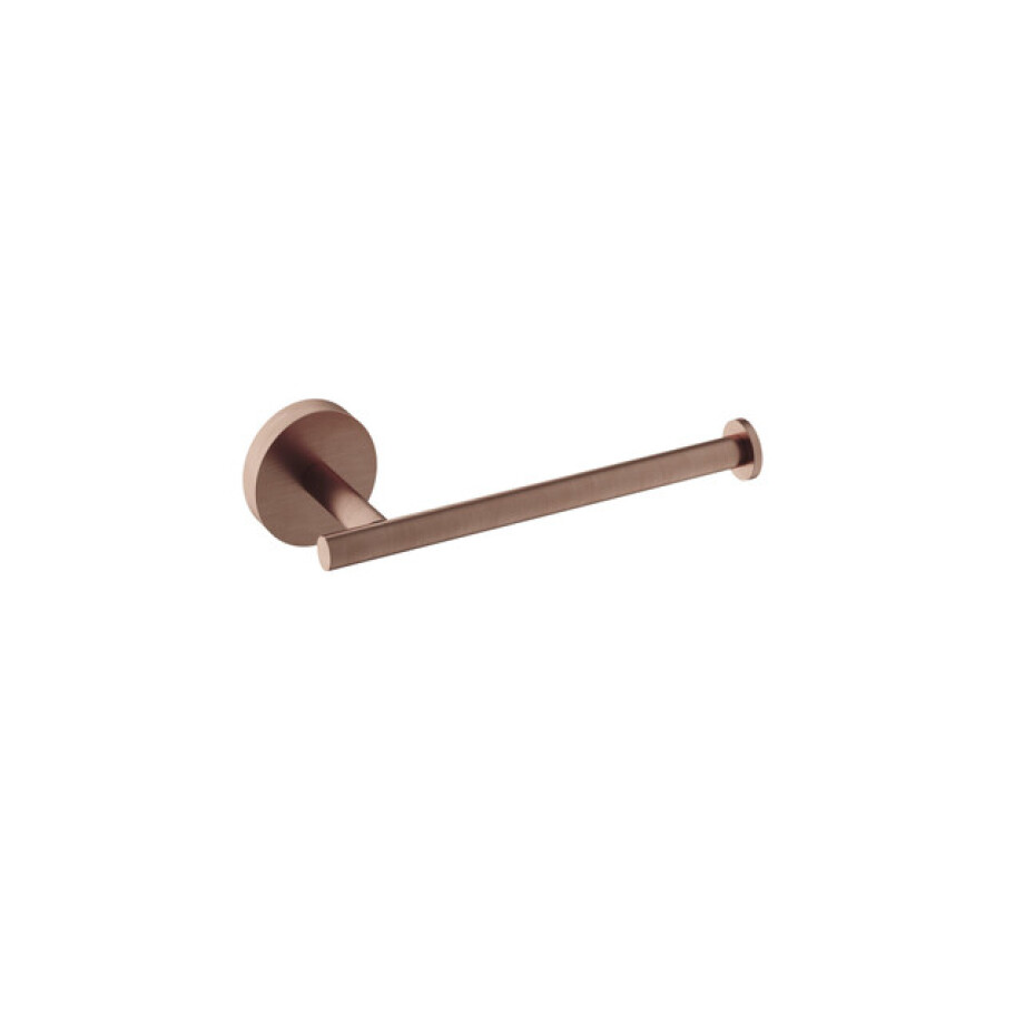 Hotbath Archie Toiletrolhouder - open - 1 rol - geborsteld koper PVD ARA04BCP afbeelding 1