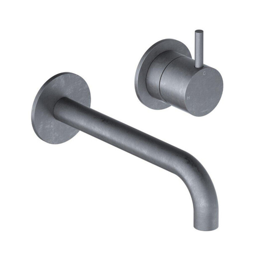 Hotbath Cobber afbouwdeel inbouw wastafelmengkraan met 18 cm uitloop verouderd ijzer CB005EXT18AI Hotbath Cobber afbouwdeel inbouw wastafelmengkraan met 18 cm uitloop verouderd ijzer CB005EXT18AI afbeelding 1