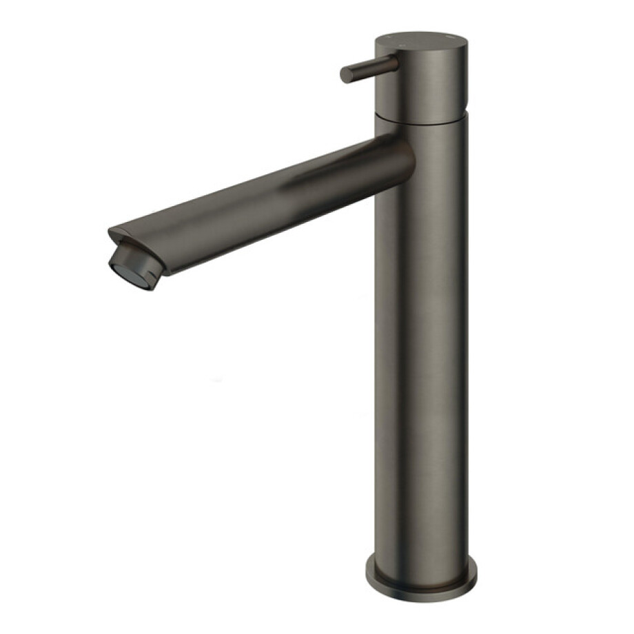 Hotbath Cobber hoge wastafelmengkraan met rechte uitloop zonder waste verouderd ijzer CB003HSAI afbeelding 1