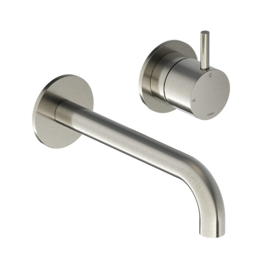 Hotbath Cobber inbouw wastafelkraan geborsteld nikkel CB005EXT18GN / HBCB005 Hotbath Cobber inbouw wastafelkraan geborsteld nikkel CB005EXT18GN / HBCB005 afbeelding 1