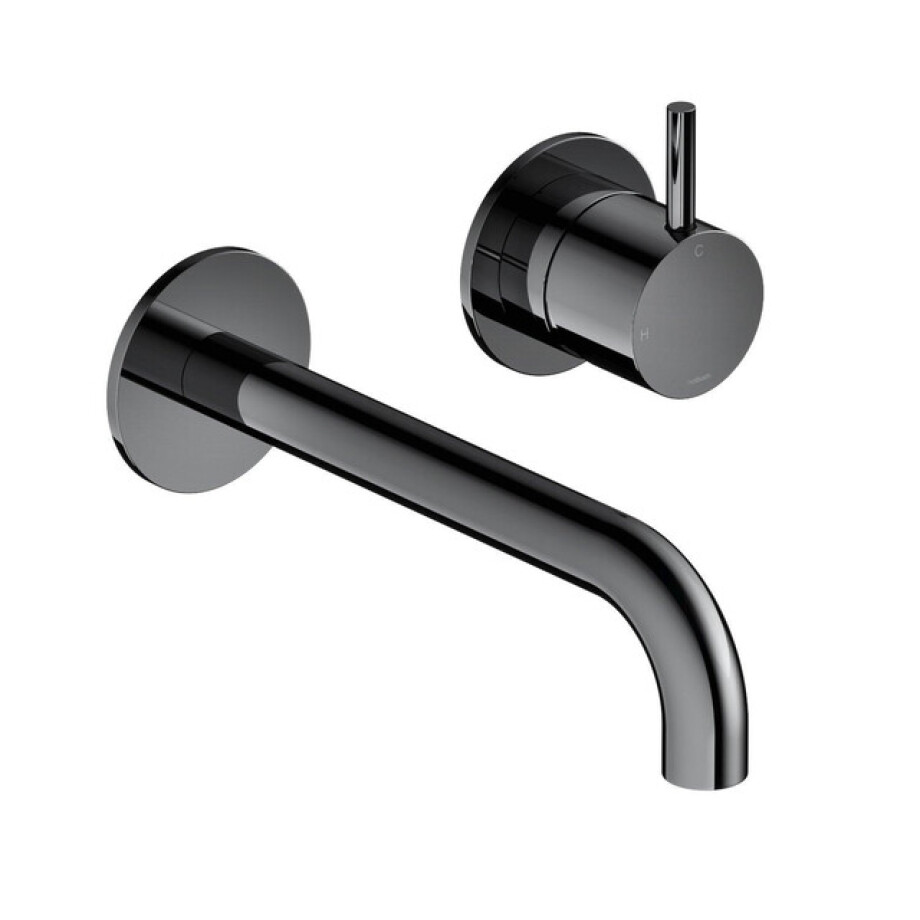 Hotbath Cobber Wastafelkraan inbouw - 18 cm uitloop - zwart chroom CB105EXT18BK HBCB105 Hotbath Cobber Wastafelkraan inbouw - 18 cm uitloop - zwart chroom CB105EXT18BK HBCB105 afbeelding 1