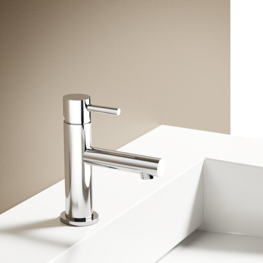 Hotbath Dude wastafelmengkraan 02 chroom B002CR Hotbath Dude wastafelmengkraan 02 chroom B002CR afbeelding 1