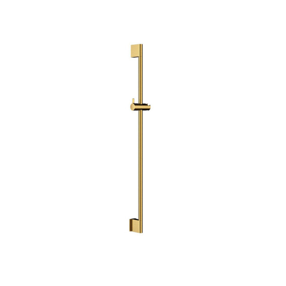 Hotbath Glijstang - 90cm - geïntegreerde waterinlaat - rond - PVD - Geborsteld Messing M305BBP afbeelding 1