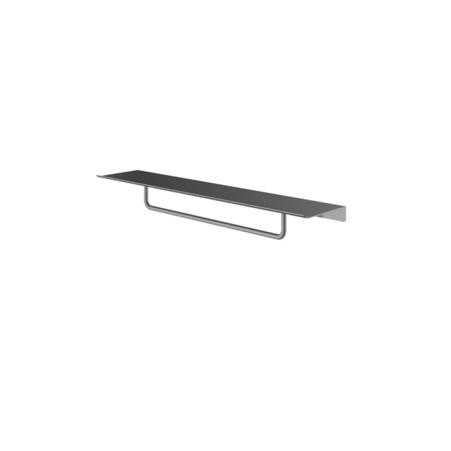Hotbath &MORE Handdoek Rek - 40cm - voor planchet serie - Geborsteld gunmetal PVD SHA04BGP afbeelding 1