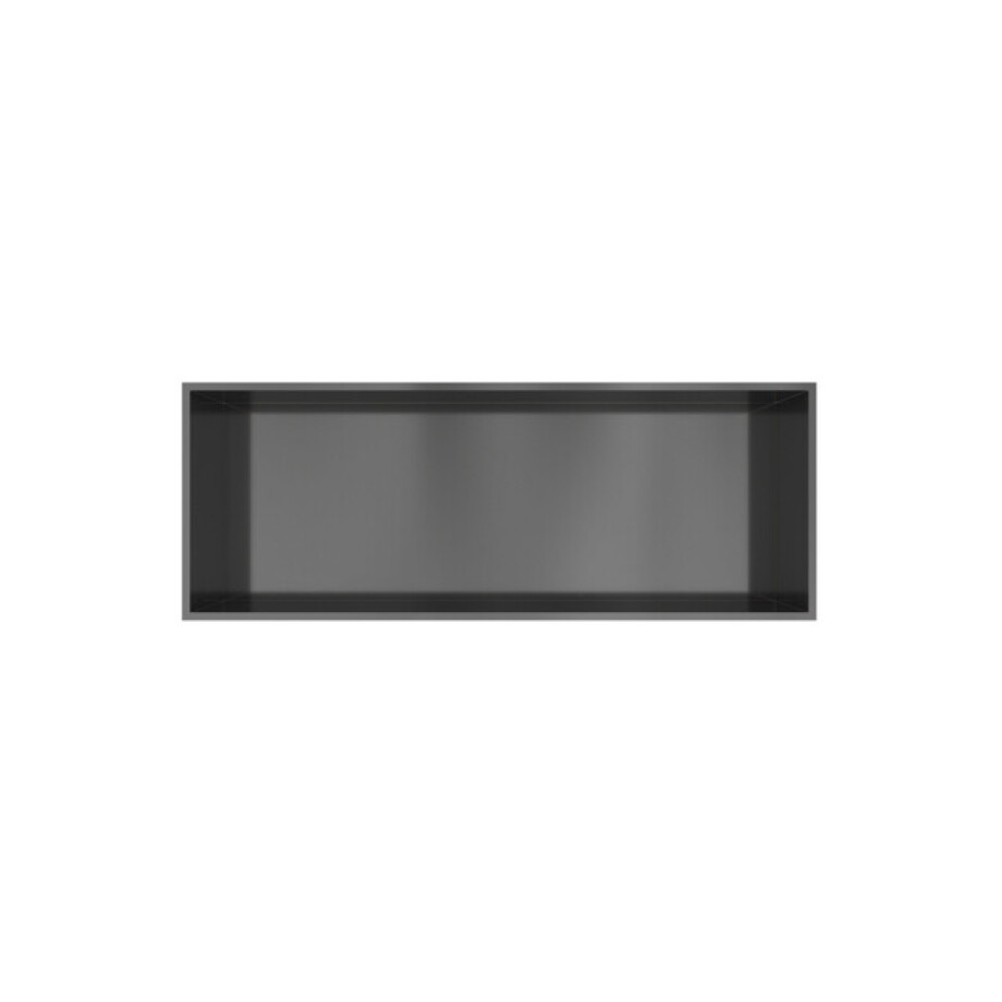 Hotbath &MORE Inbouwbox of inbouwnis - 30x80x10 - Geborsteld gunmetal PVD BOX080BGP afbeelding 1