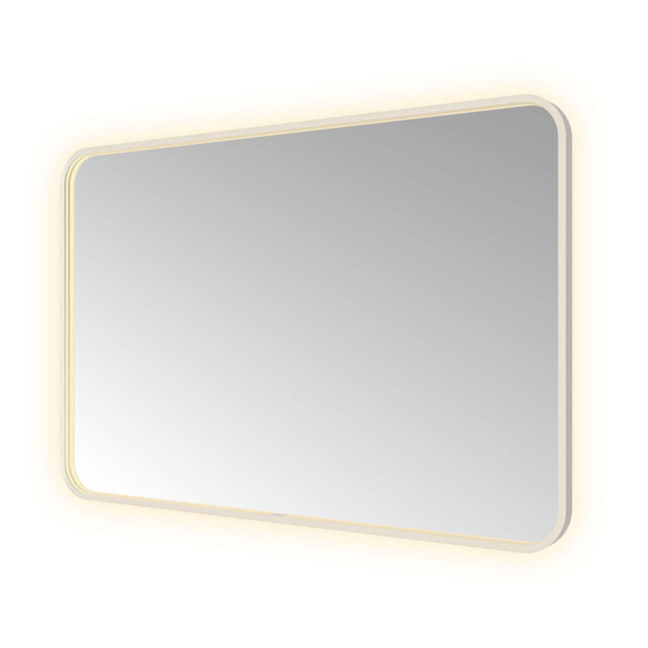 Hotbath &MORE Spiegel direct en indirect LED color changing spiegelverwarming met afstandsbediening RVS 316 SSQ128IX afbeelding 1