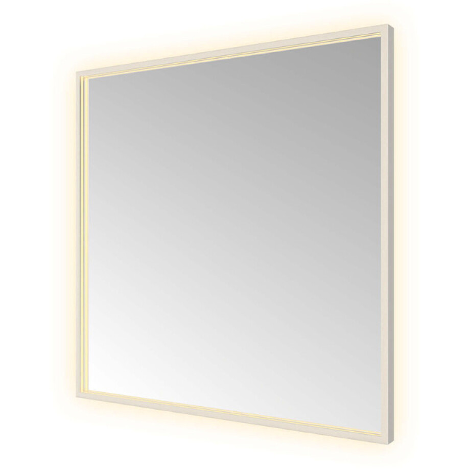 Hotbath &MORE Spiegel direct en indirect LED color changing spiegelverwarming met afstandsbediening RVS 316 SQU80IX afbeelding 1