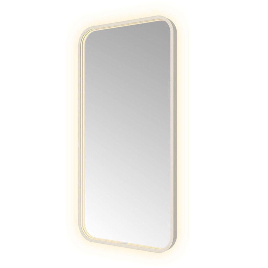 Hotbath &MORE Spiegel direct en indirect LED spiegelverwarming color changing dimbaar met afstandsbediening RVS 316 SSQ510IX afbeelding 1