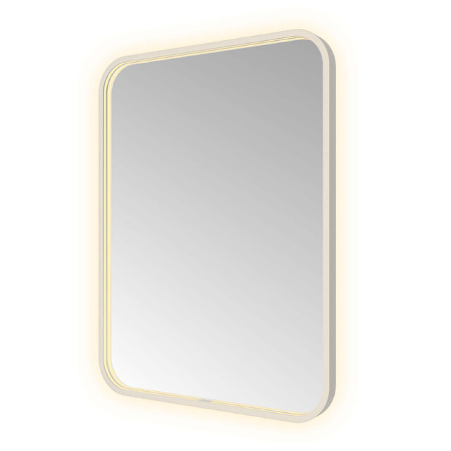 Hotbath &MORE Spiegel direct en indirect LED spiegelverwarming color changing dimbaar met afstandsbediening RVS 316 SSQ680IX afbeelding 1