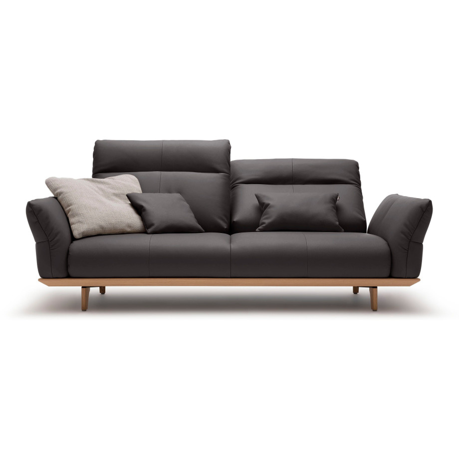 Hülsta Sofa 3-zitsbank Hs.460 Onderstel in eiken, poten in natuurlijk eiken, breedte 208 cm afbeelding 