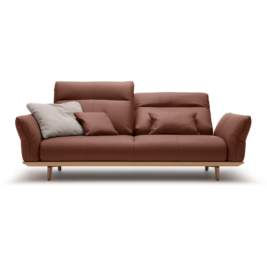 Hülsta Sofa 3-zitsbank Hs.460 Onderstel in eiken, poten in natuurlijk eiken, breedte 208 cm afbeelding 1