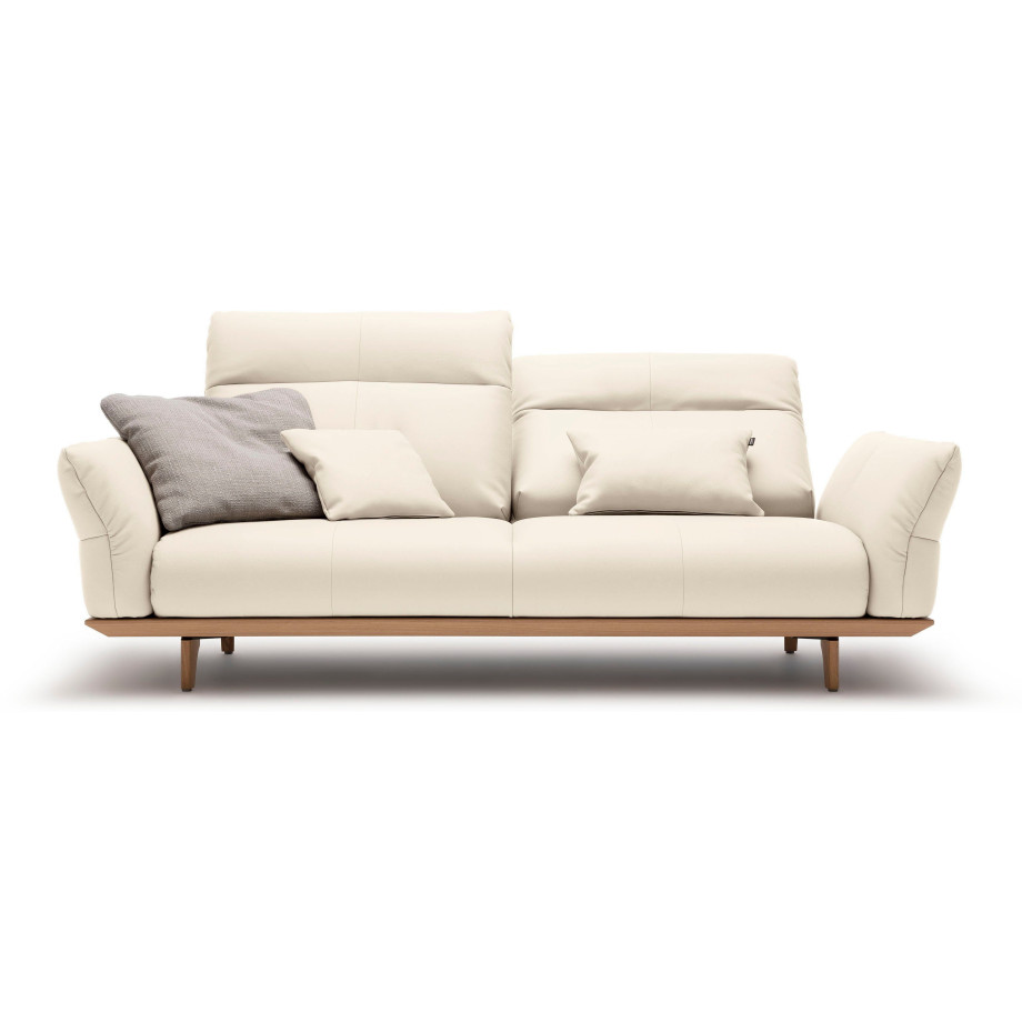 Hülsta Sofa 3-zitsbank Hs.460 Onderstel in eiken, poten in natuurlijk eiken, breedte 208 cm afbeelding 1