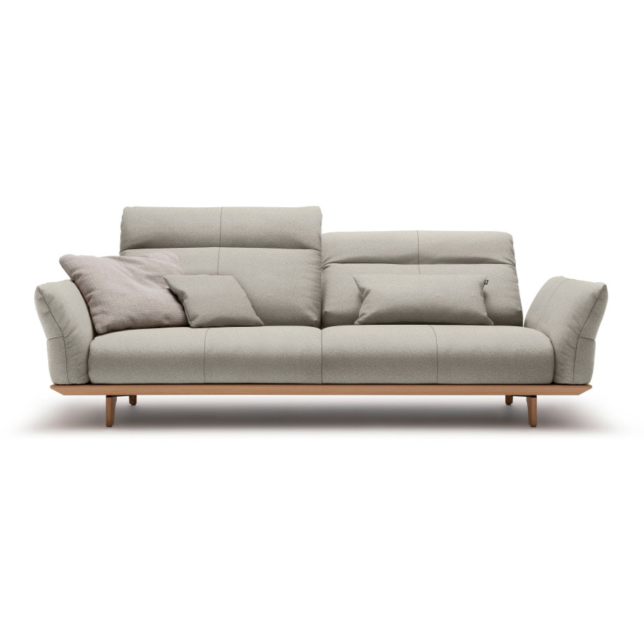 Hülsta Sofa 3,5-zitsbank Hs.460 Onderstel in eiken, poten in natuurlijk eiken, breedte 228 cm afbeelding 1