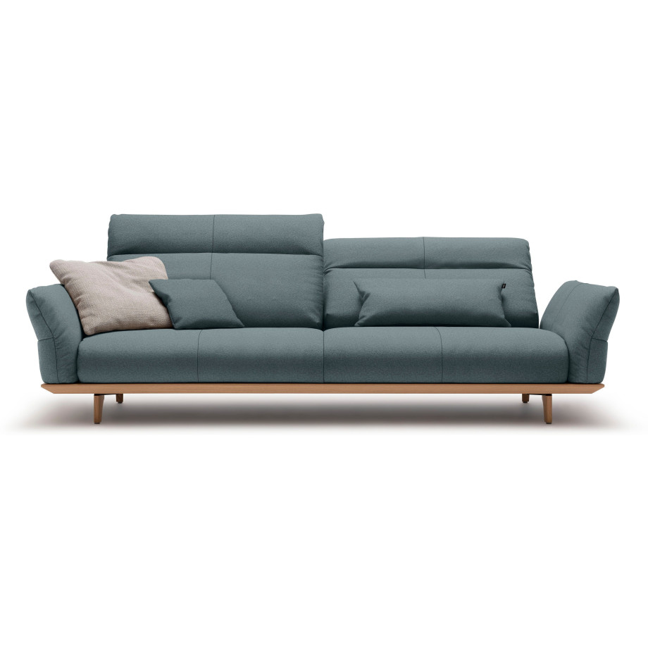 Hülsta Sofa 4-zitsbank Hs.460 Onderstel in eiken, poten in natuurlijk eiken, breedte 248 cm afbeelding 1