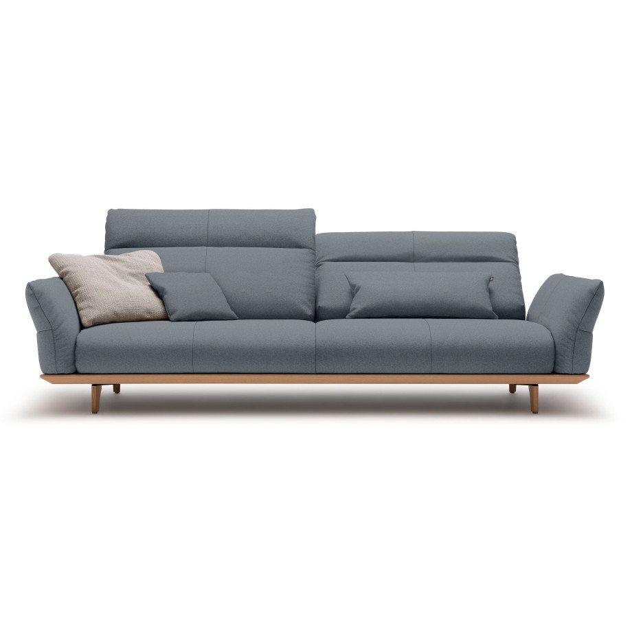 Hülsta Sofa 4-zitsbank Hs.460 Onderstel in eiken, poten in natuurlijk eiken, breedte 248 cm afbeelding 1