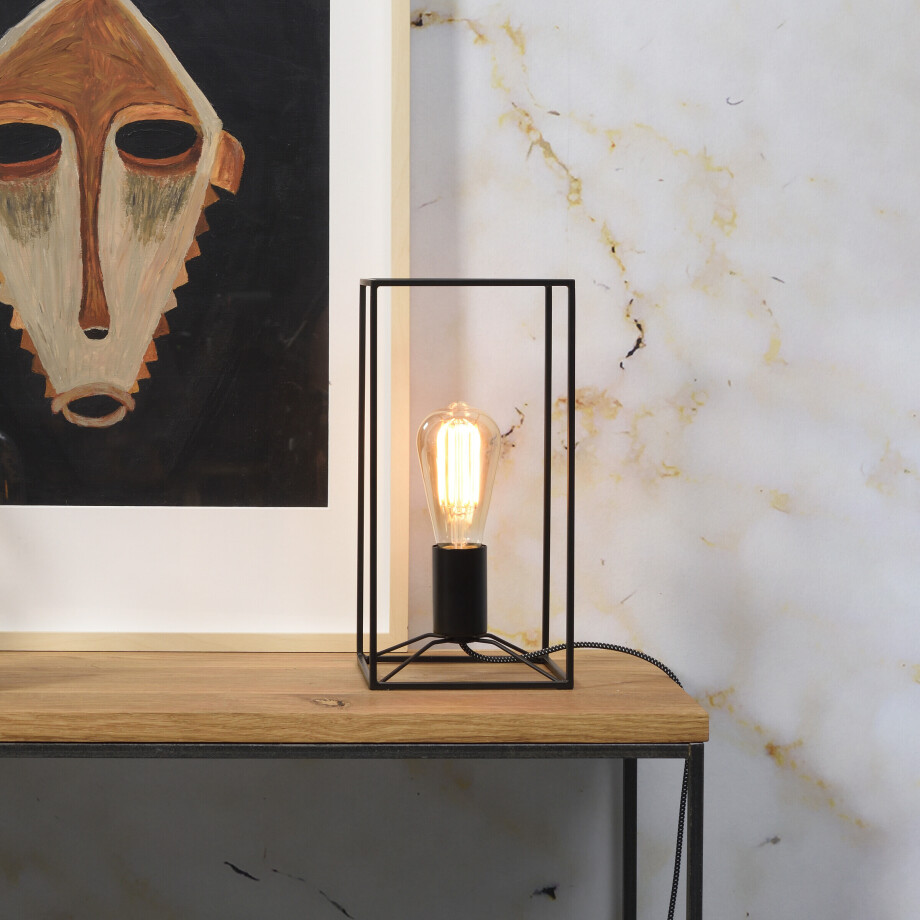 its about RoMi Tafellamp 'Antwerp' kleur Zwart afbeelding 1