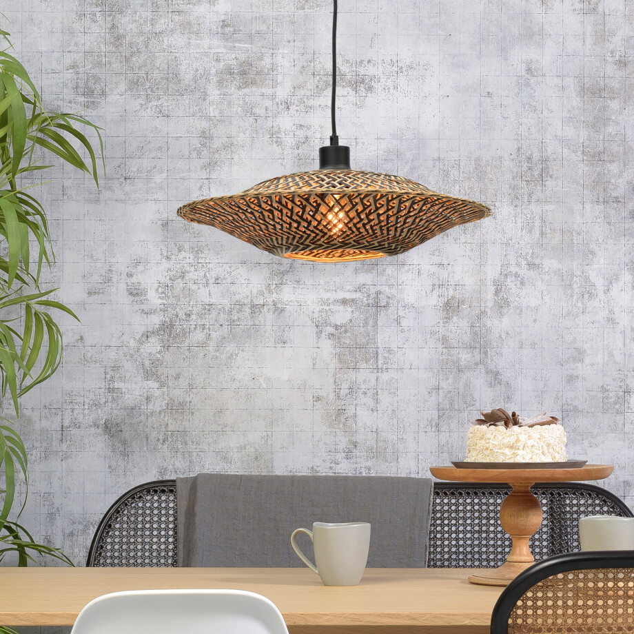 GOOD&MOJO Hanglamp 'Bali' Small, Bamboe, kleur Naturel GOOD&MOJO Hanglamp 'Bali' Small, Bamboe, kleur Naturel afbeelding 1