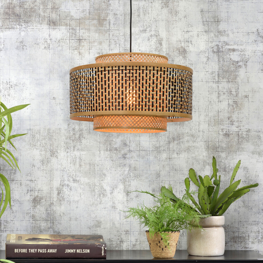 GOOD&MOJO Hanglamp 'Bhutan' Large, Bamboe, kleur Naturel GOOD&MOJO Hanglamp 'Bhutan' Large, Bamboe, kleur Naturel afbeelding 1