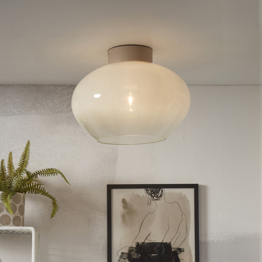 its about RoMi Plafondlamp 'Bologna' 35cm, kleur Wit its about RoMi Plafondlamp 'Bologna' 35cm, kleur Wit afbeelding 1