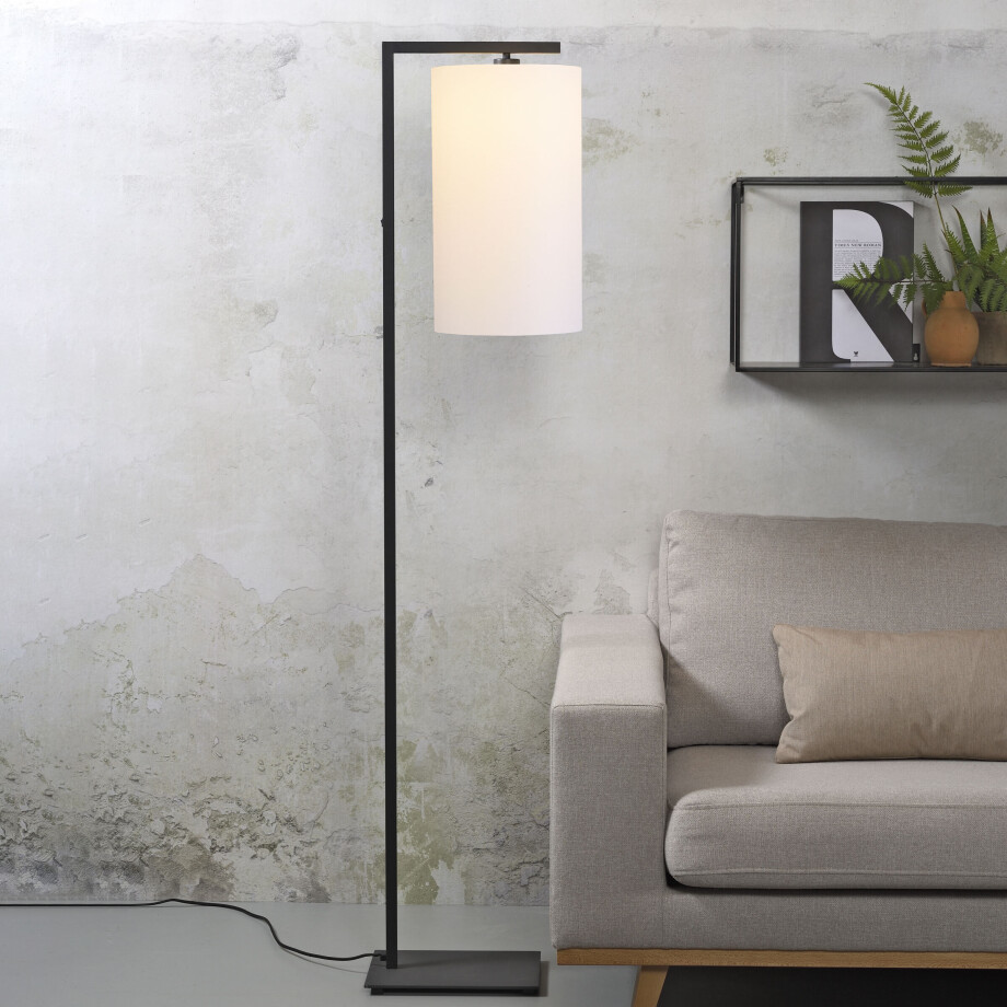 its about RoMi Vloerlamp 'Boston' Langwerpig, 160cm, kleur Wit its about RoMi Vloerlamp 'Boston' Langwerpig, 160cm, kleur Wit afbeelding 1