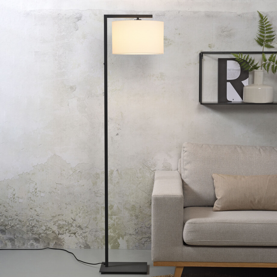 its about RoMi Vloerlamp 'Boston' 160cm, kleur Wit afbeelding 1