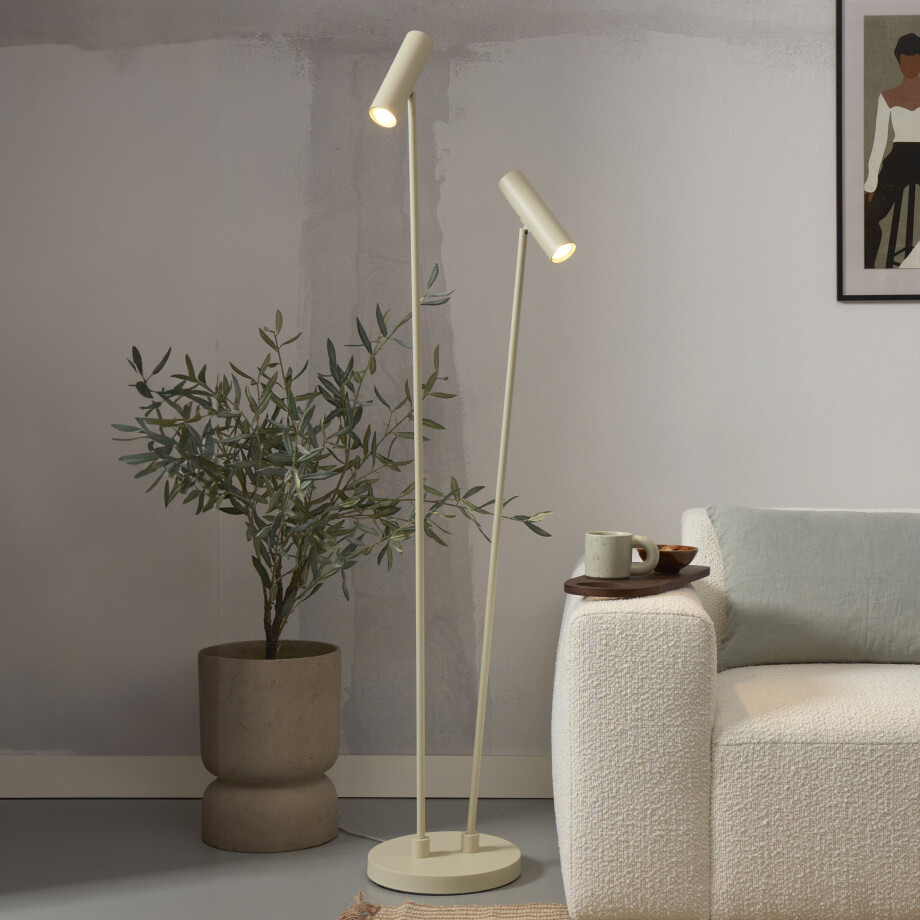 its about RoMi Vloerlamp 'Havana' 2-lamps, kleur Lichtgroen afbeelding 1